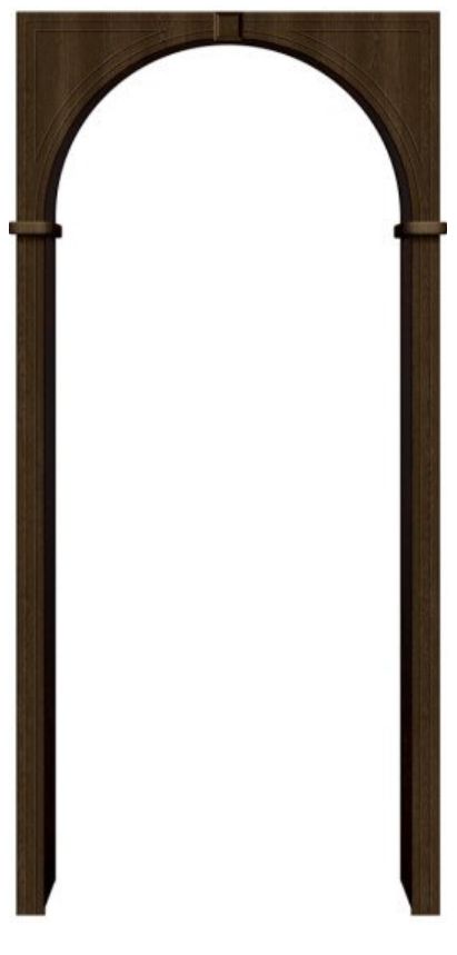 Aрка ПВХ Браво Dark Barnwood