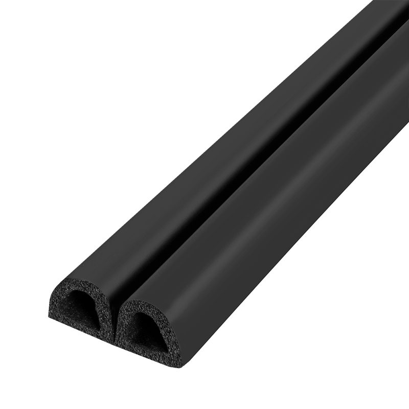 Уплотнитель Fuaro без клеевой основы WADH/D-12x10mm, BLACK черный 150 m