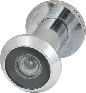 Глазок Armadillo дверной, пластиковая оптика DV1, 16/35х60 CP Хром