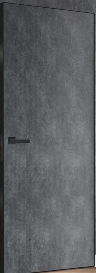 Скрытая дверь Invisible 59 Reverse, кромка Black AL чёрная